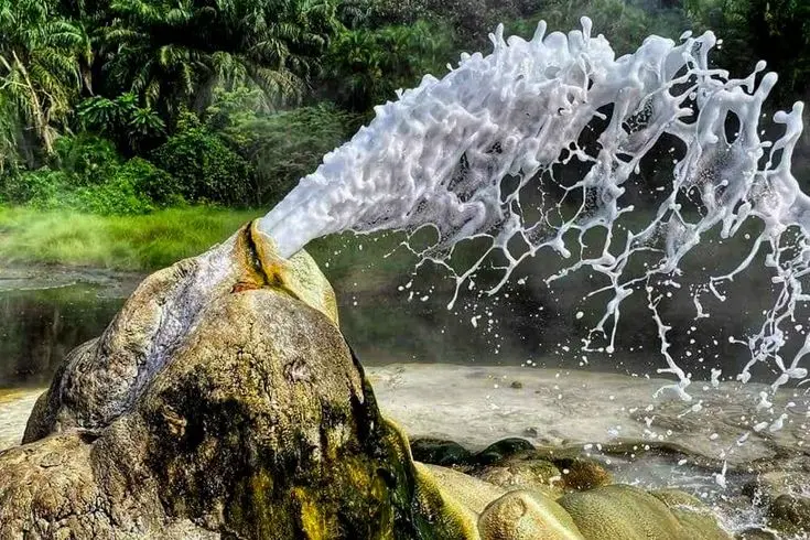 Semuliki Hot Spring in Uganda