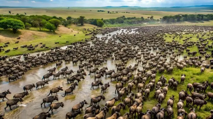 The great Migration in Kenya