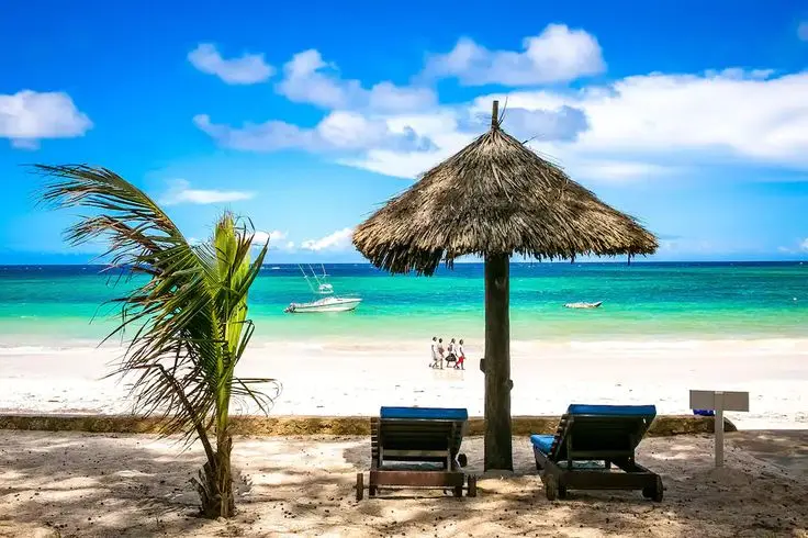 Diani Beach in Kenya
