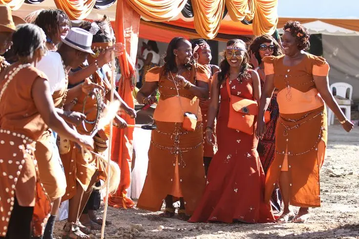 Kikuyu women in a festival