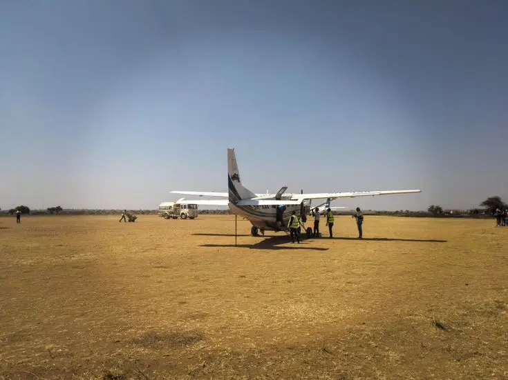 Helicopter safari in Rwanda