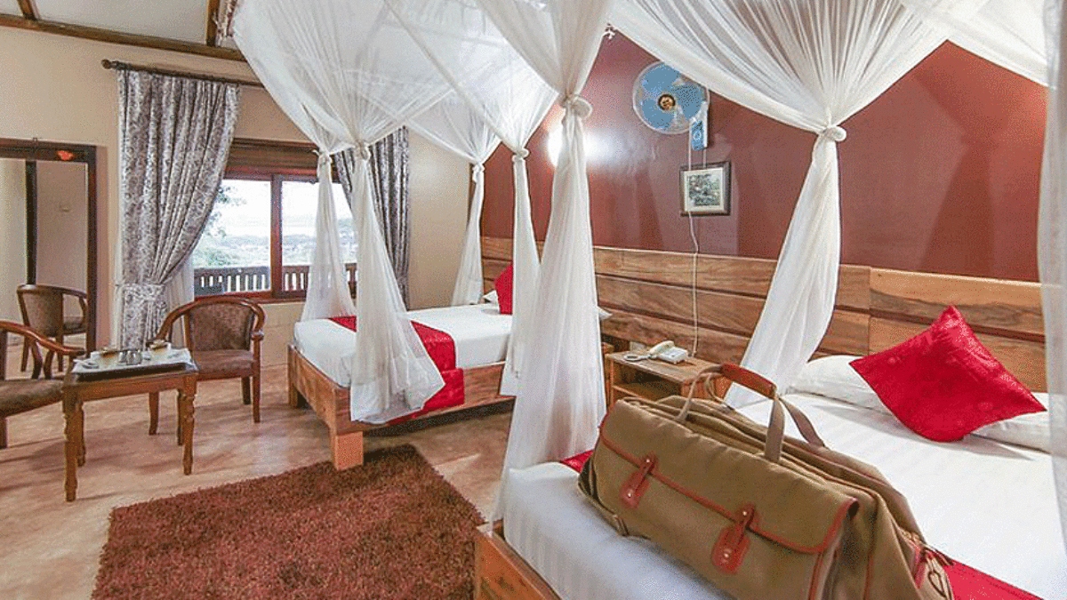 Interior view of Pakuba Safari Lodge Places to stay in Uganda