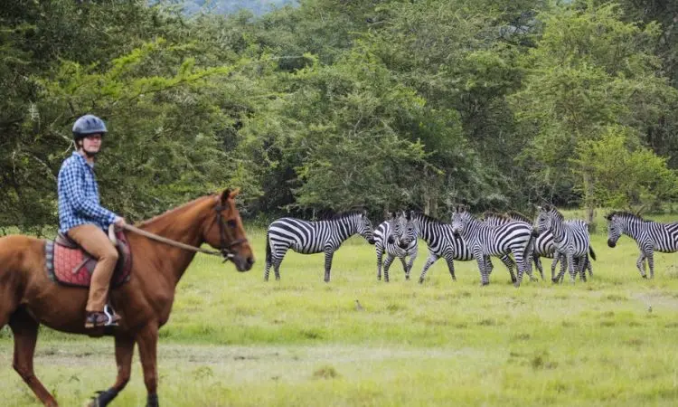 horseback riding in Lake Mburo National Park
